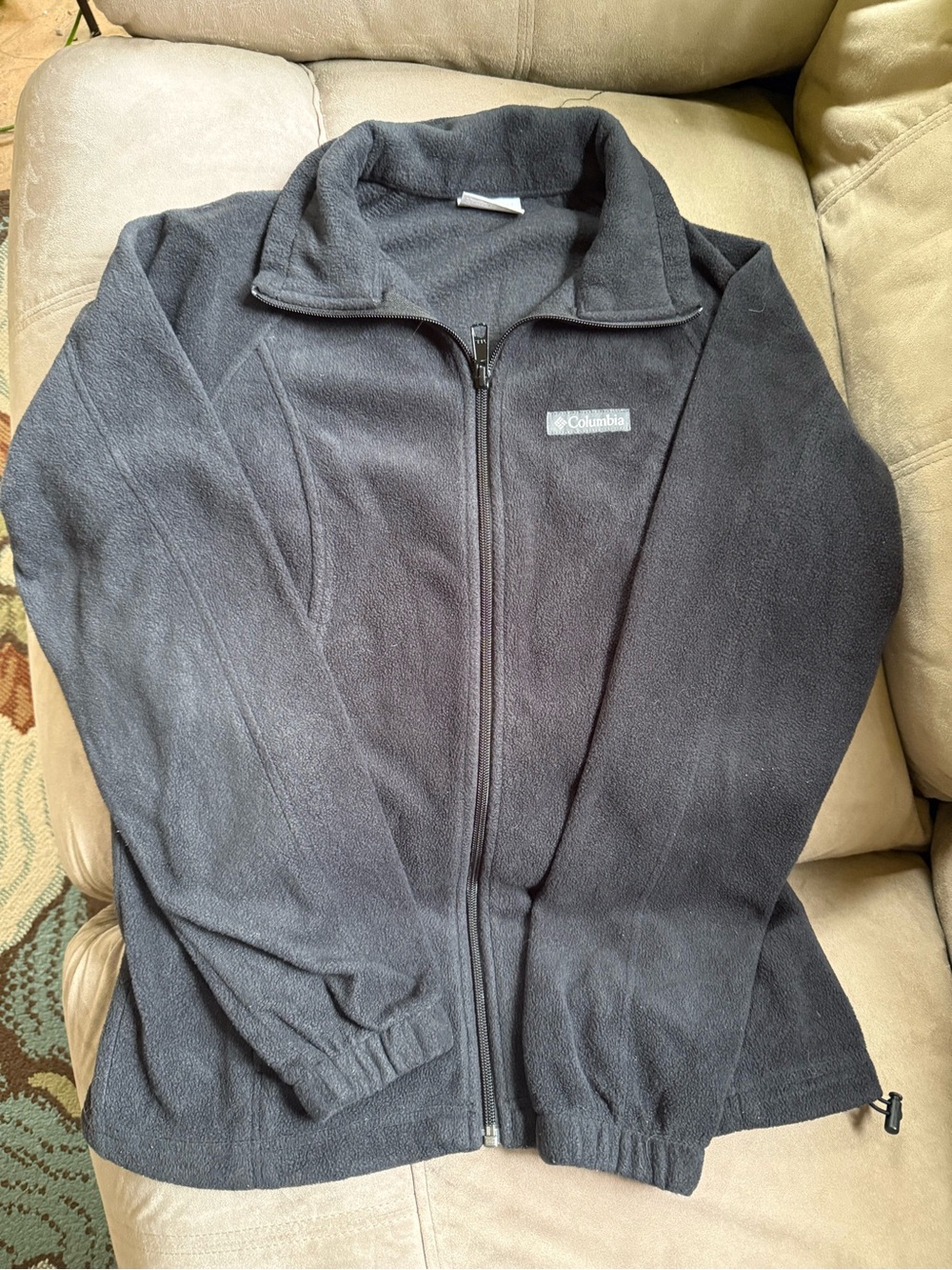 Columbia Women's Black Full-Zip Fleece Jacket